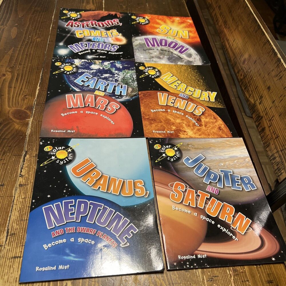 2008 Lot Of 6 Planet Books (Qeb Solar System) by Rosalind Mist Paperback
